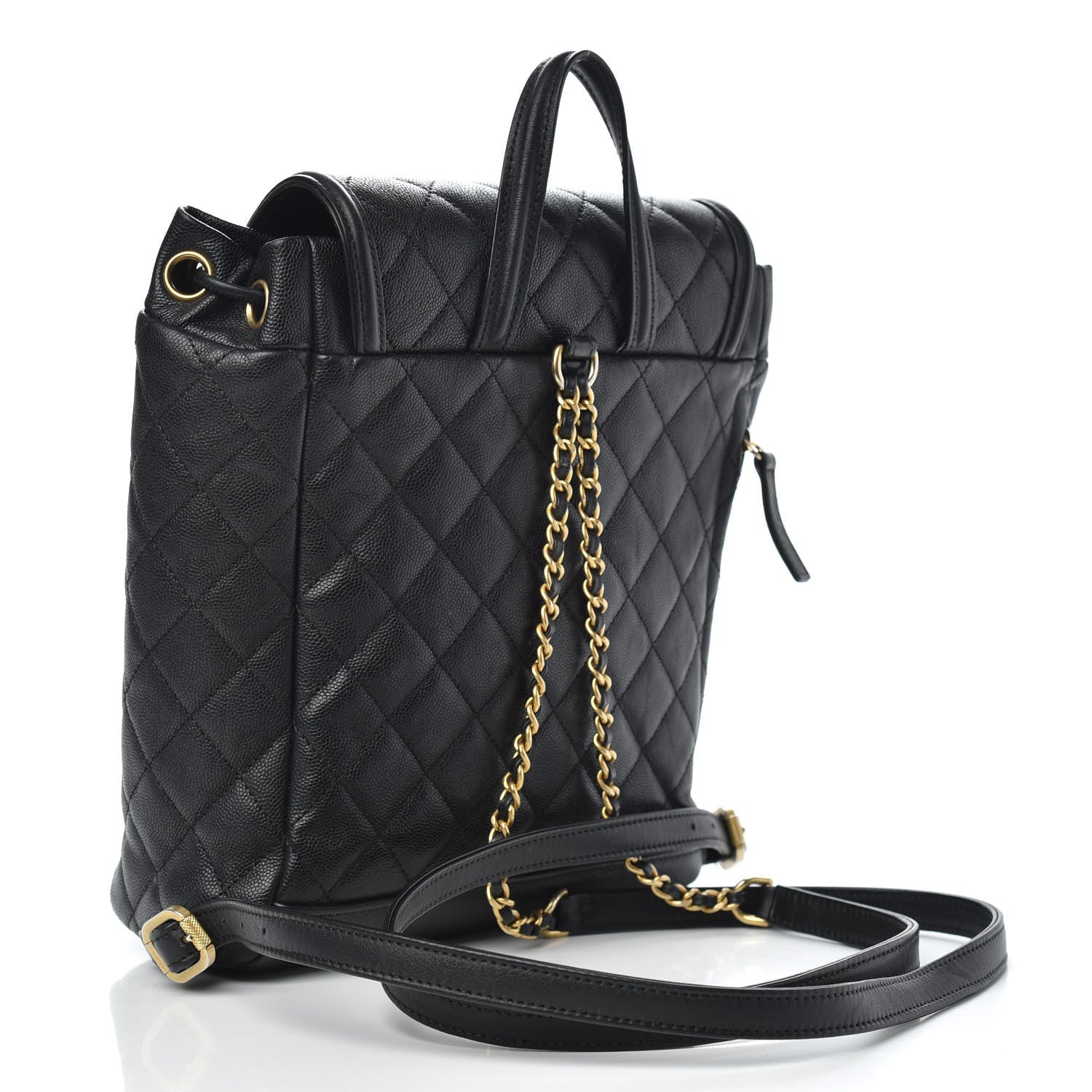 Chanel Caviar Quilted Filigree Backpack Black 2 of 11