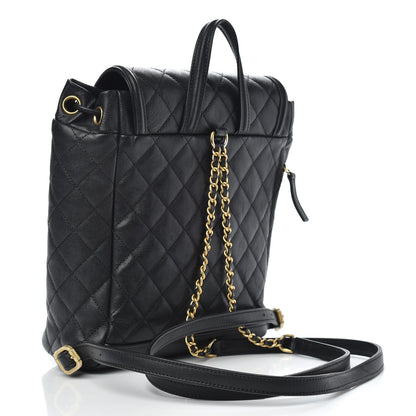 Chanel Caviar Quilted Filigree Backpack Black 2 of 11