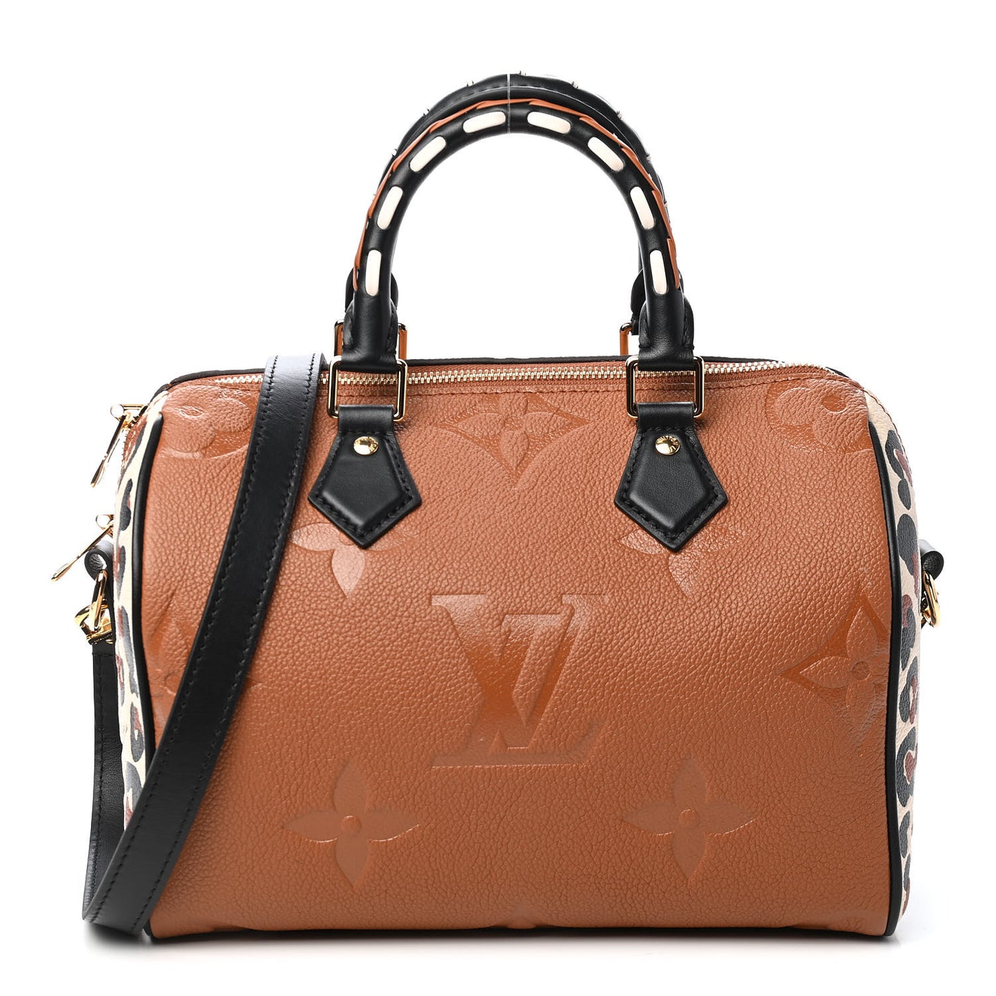Empreinte Monogram Giant Wild At Heart Speedy Bandouliere 25 Caramel