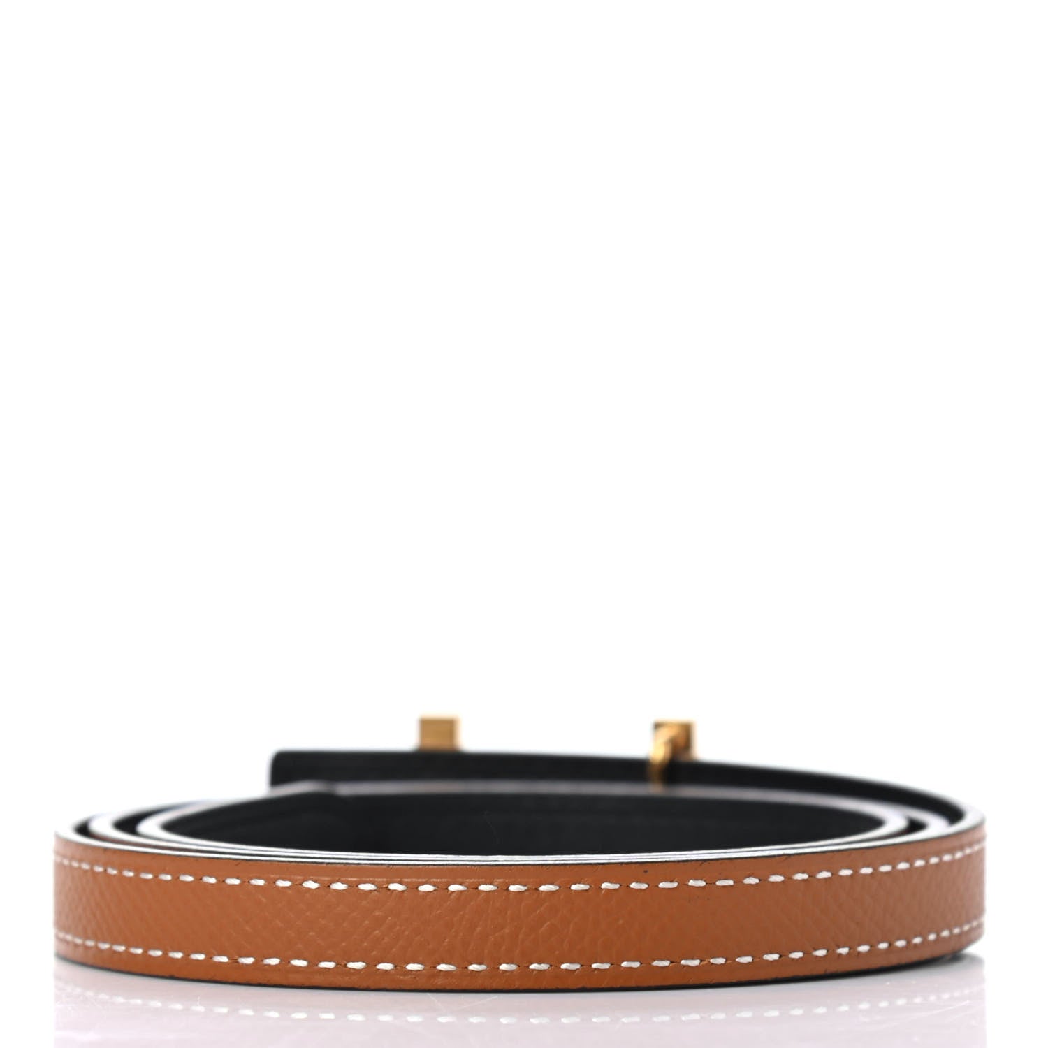 Hermes Swift Epsom 13mm Focus Belt 75 Black Gold 2 of 4