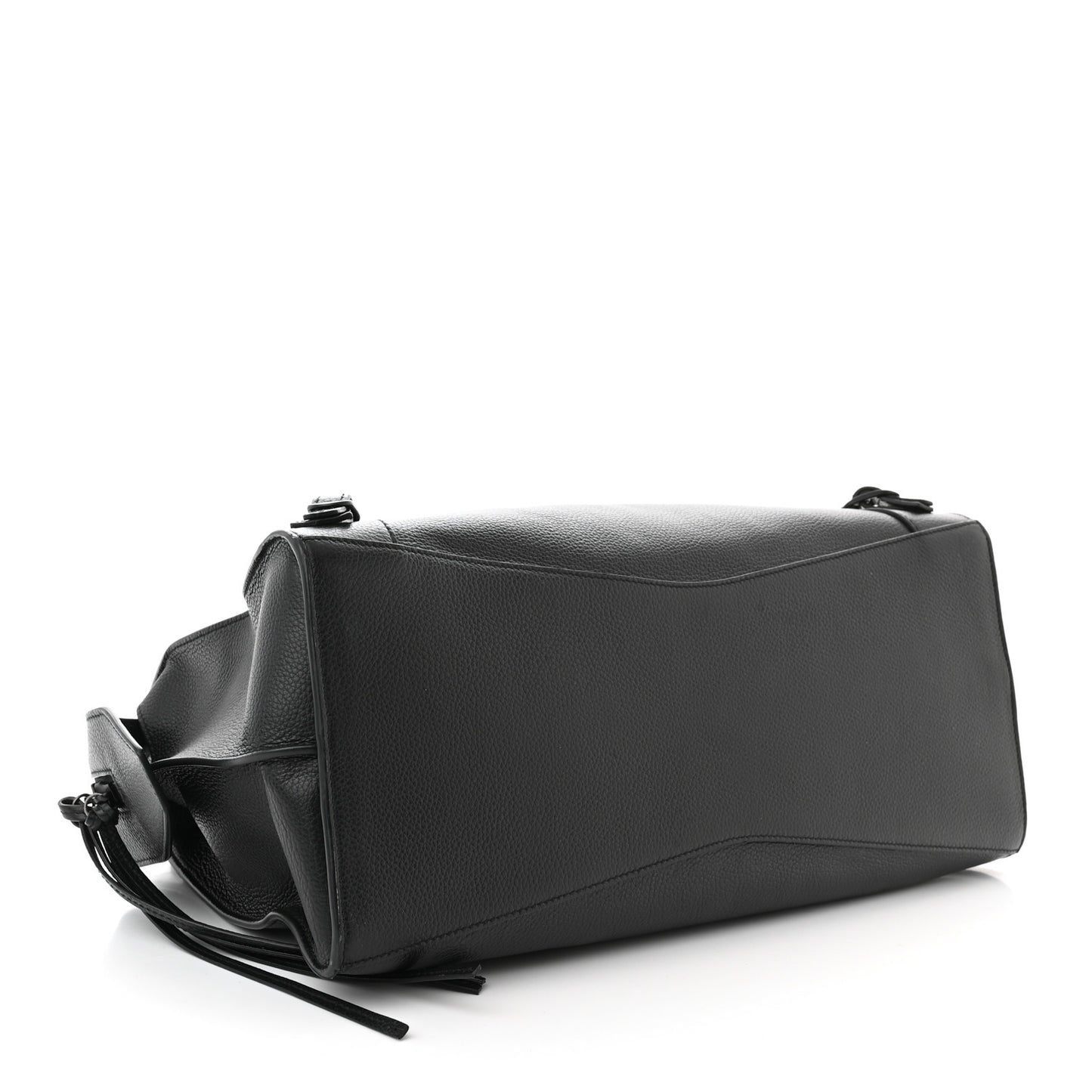 Grained Calfskin Black Hardware Neo Classic City Black