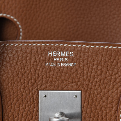 Hermes Taurillon Clemence Birkin 35 Gold 7 of 15