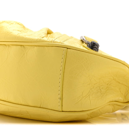 Balenciaga Agneau Arena Le Cagole Shoulder Bag XS Lime 10 of 10