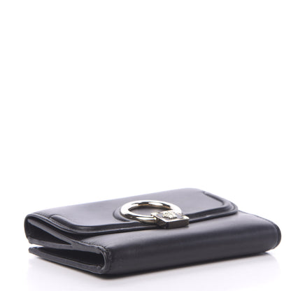 Versace Calfskin Medusa Compact Wallet Black 3 of 9