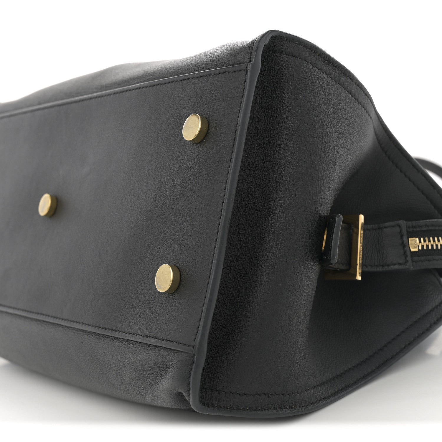 Saint Laurent Calfskin Small Monogram Cabas Black 18 of 25
