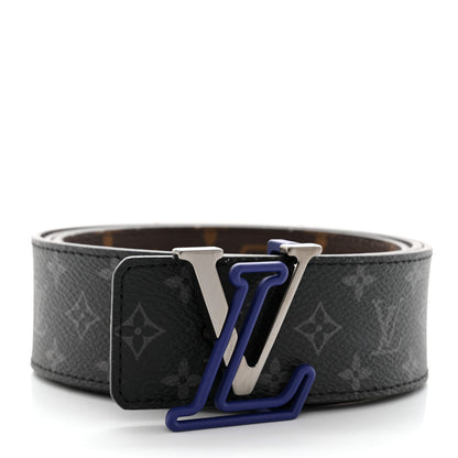 Louis Vuitton Calfskin Monogram Eclipse 40mm LV Line Reversible Belt 95 38 3 of 6