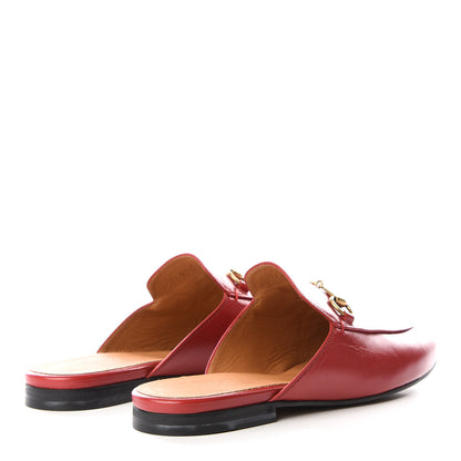 Gucci Malaga Kid Womens Princetown Slippers 38 Hibiscus Red 4 of 8