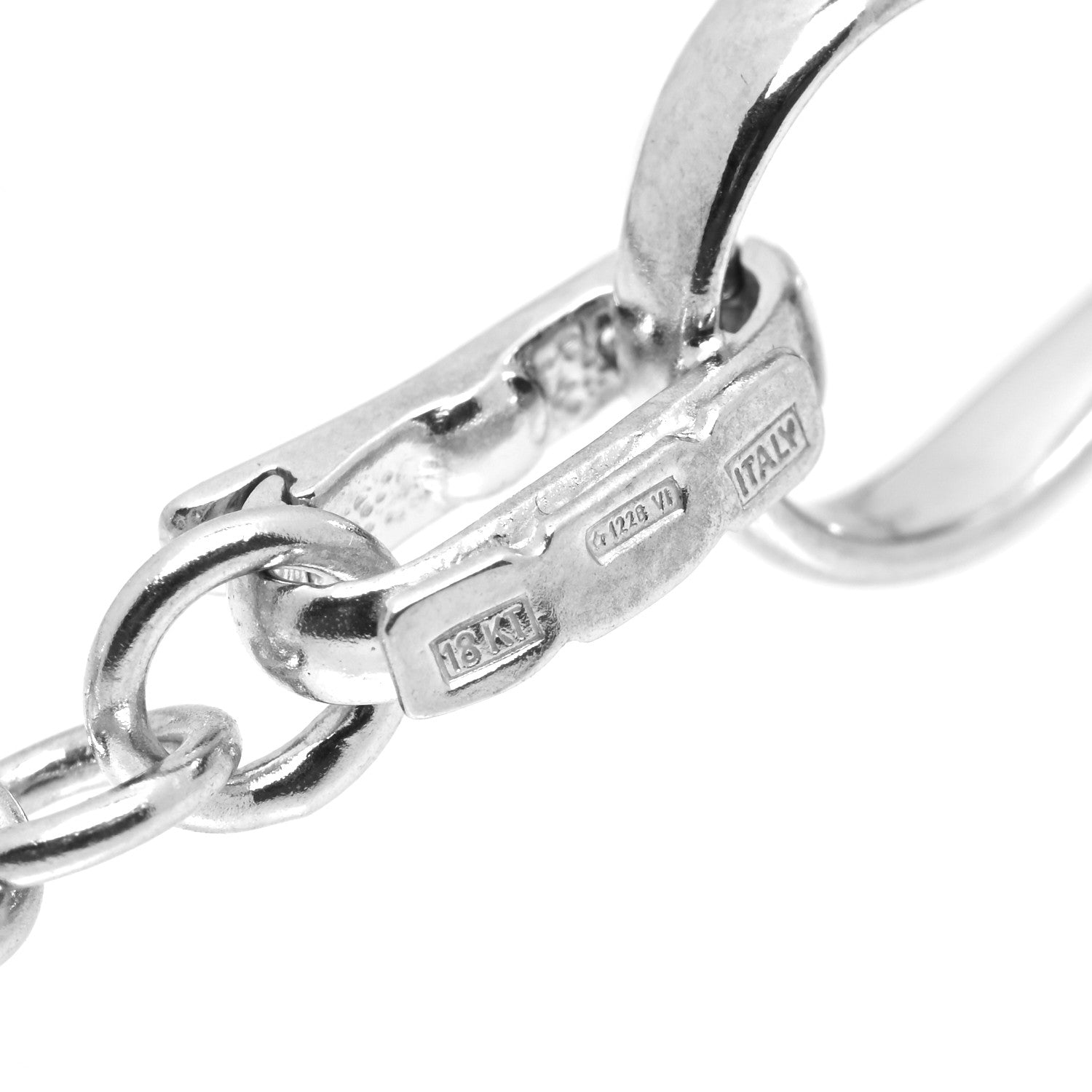 Roberto Coin 18K White Gold Horsebit Bracelet 3 of 3