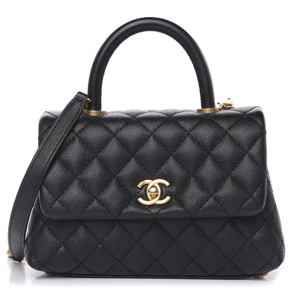 Chanel Caviar Quilted Mini Coco Handle Flap Black 1 of 10