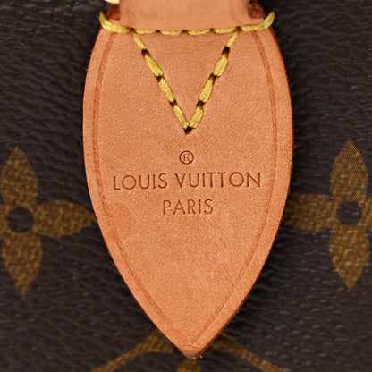 Louis Vuitton Monogram Speedy Bandouliere 20 Black 6 of 9