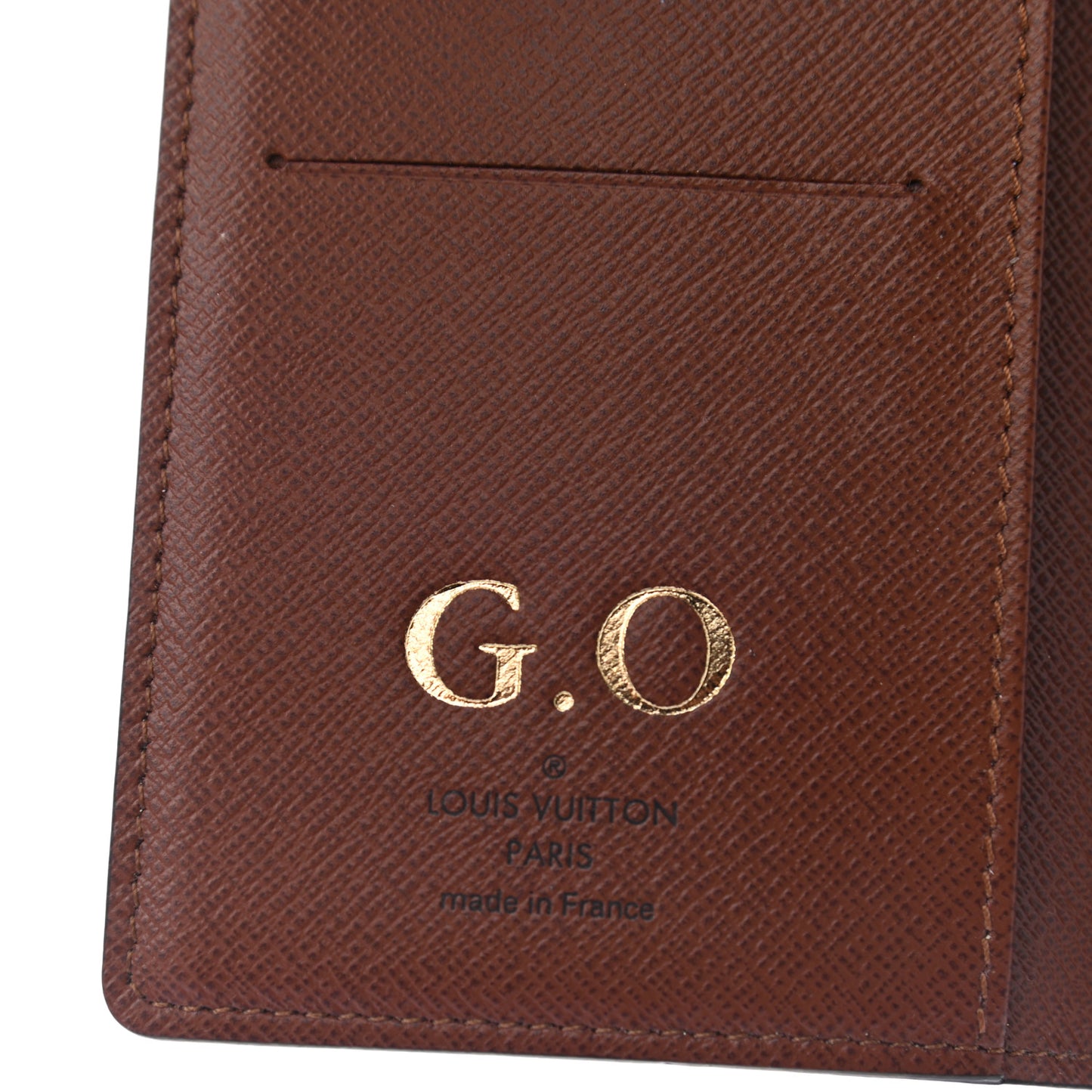 Monogram Pocket Agenda Cover