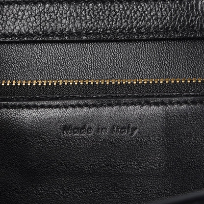 Celine Goatskin Medium Classic Box Flap Bag Black 7 of 8