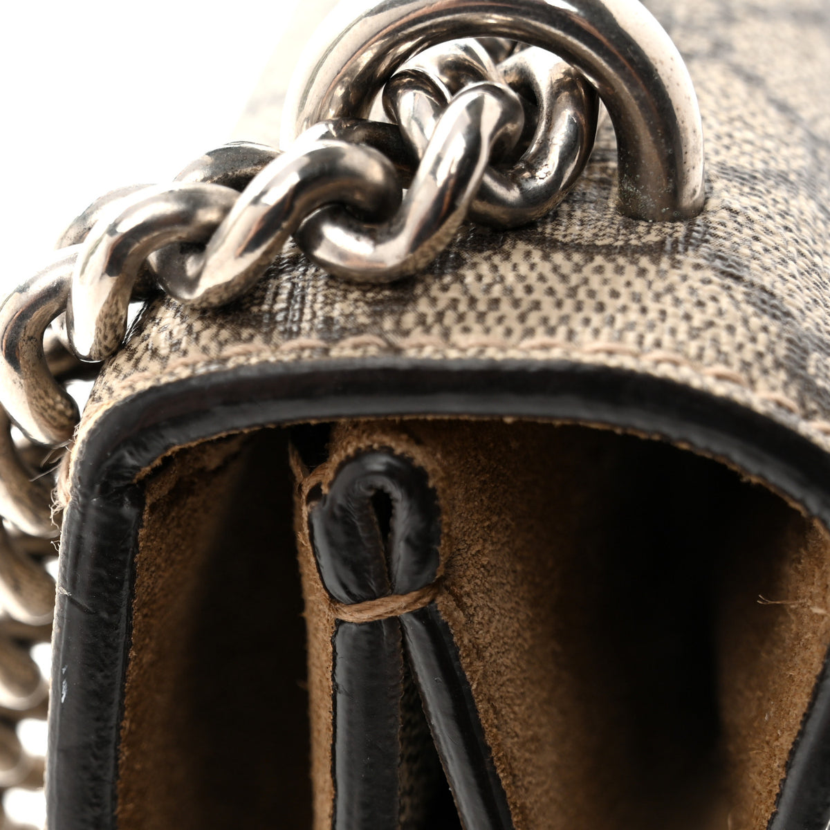 GG Supreme Monogram Mini Dionysus Shoulder Bag Taupe