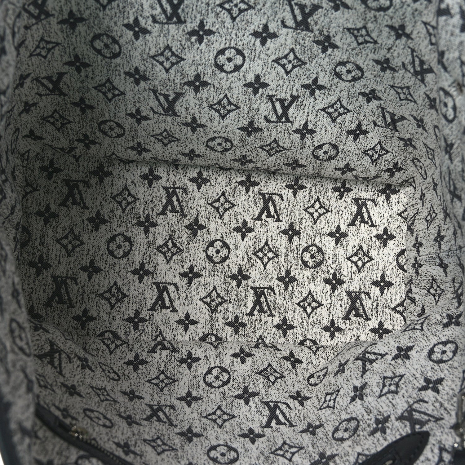 Louis Vuitton Denim Monogram Jacquard Neverfull MM Grey 6 of 9