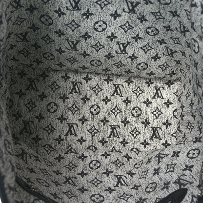 Louis Vuitton Denim Monogram Jacquard Neverfull MM Grey 6 of 9