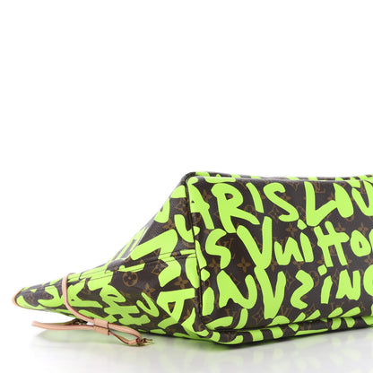 Louis Vuitton Monogram Graffiti Neverfull GM Green 8 of 10