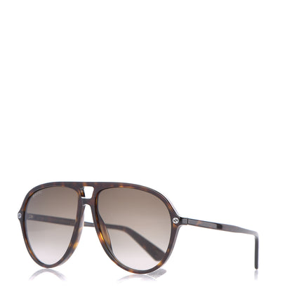 Gucci Aviator Sunglasses GG0119S/S Tortoise 1 of 8