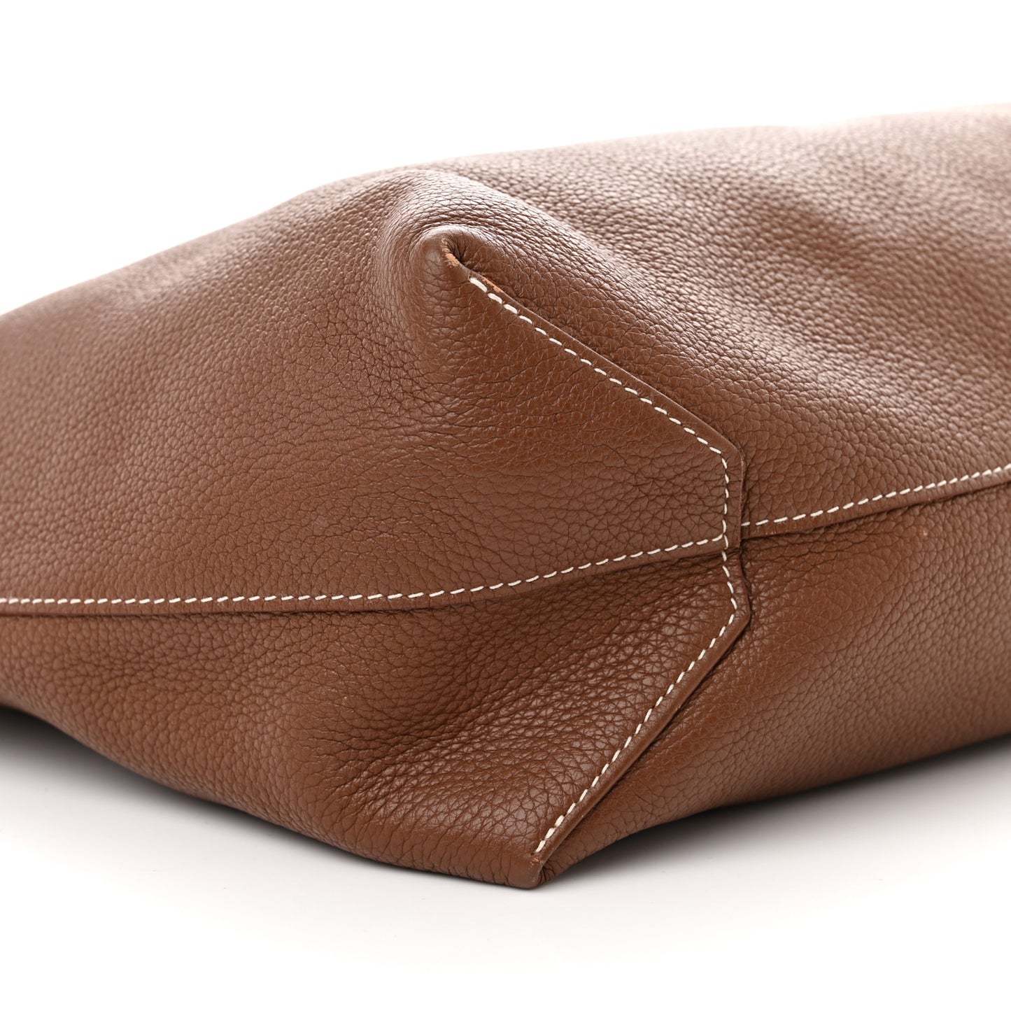Taurillon Clemence Double Sens 45 Reversible Tote Marron D'Inde Tosca