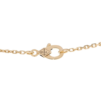 Van Cleef & Arpels 18K Yellow Gold Vintage Alhambra Pendant Necklace 4 of 6