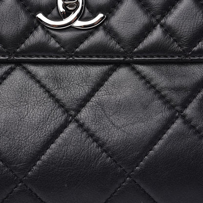Chanel Calfskin Quilted In The Business Flap Bag Black 15 of 16