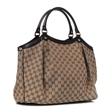 Gucci Monogram Large Sukey Tote Dark Brown 3 of 14