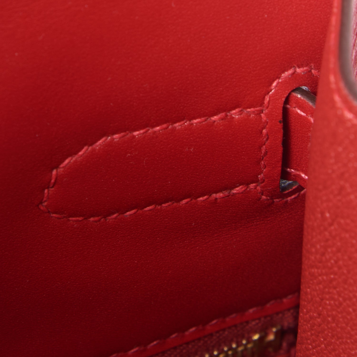 Hermes Tadelakt Kelly Sellier 35 Rouge Vif 15 of 31