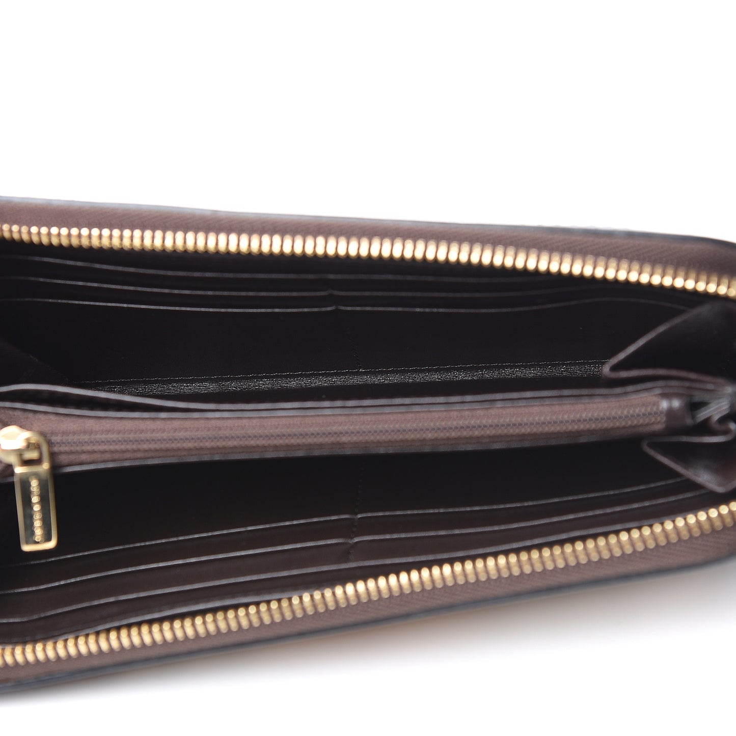 Haymarket Check Large Ziggy Zip Around Wallet Chocolate
