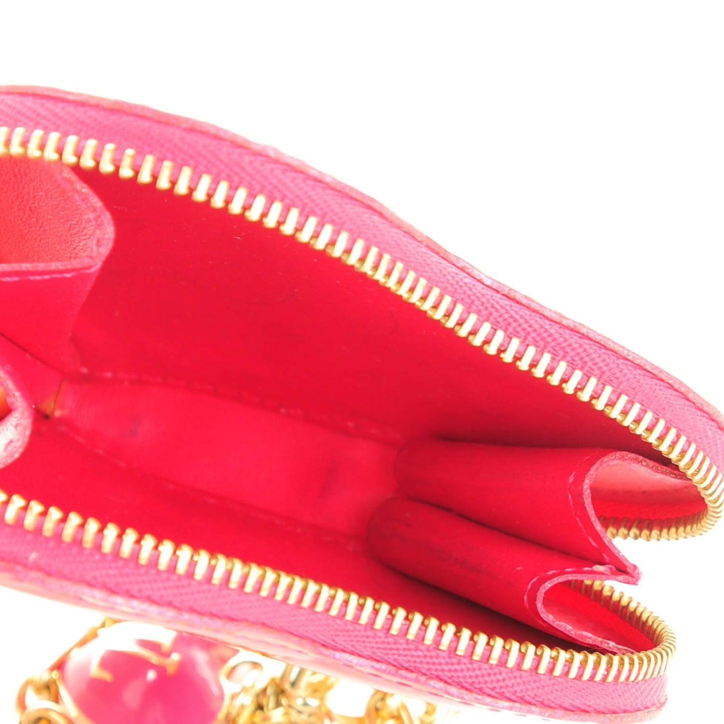 Vernis Heart Coin Purse Rose Pop