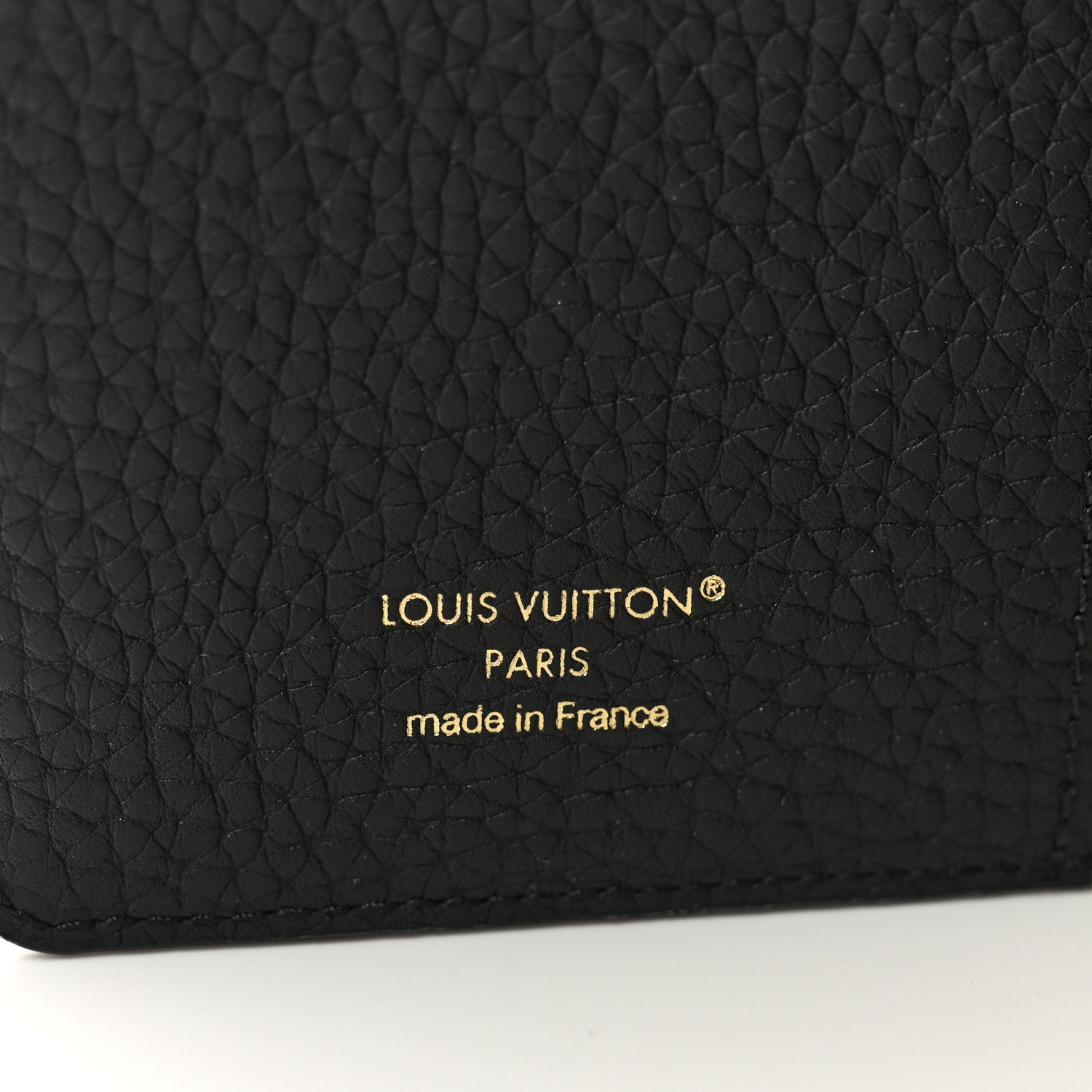 Louis Vuitton Taurillon Monogram Emily Notebook Cover MM Black