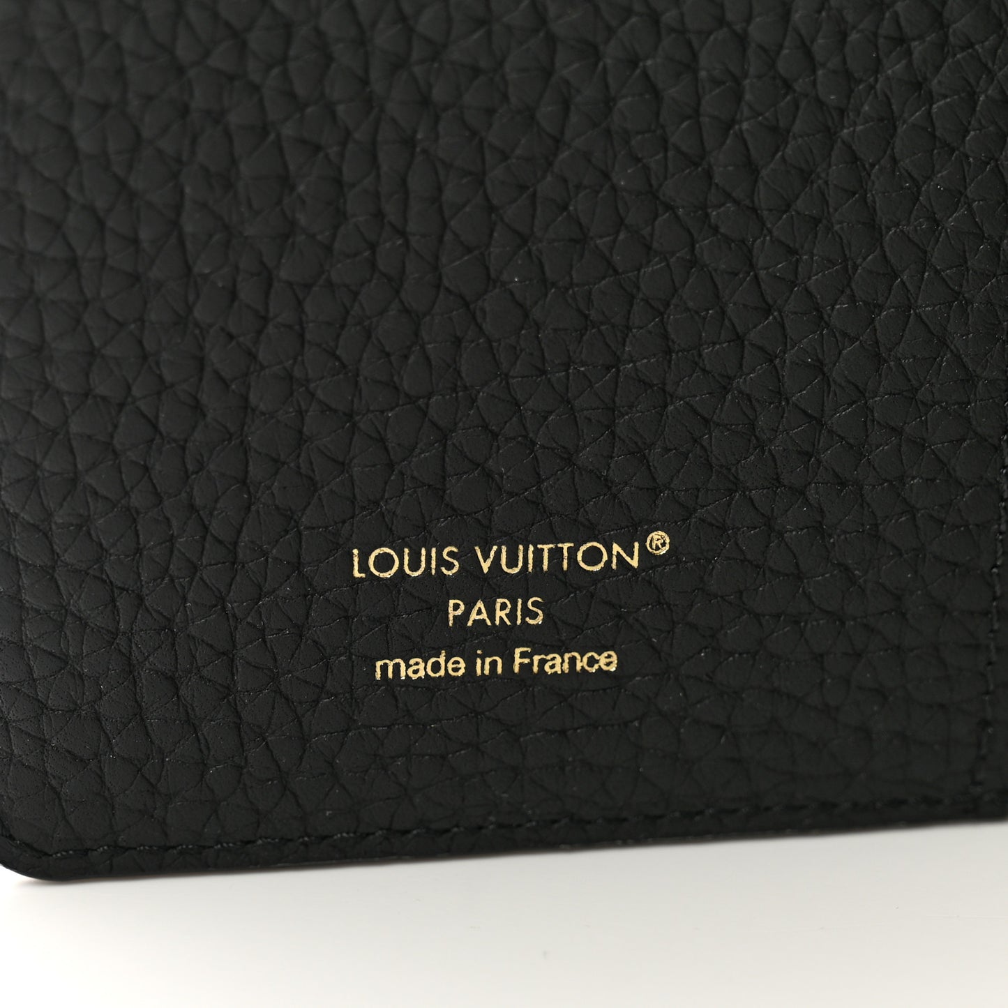 Taurillon Monogram Emily Notebook Cover MM Black
