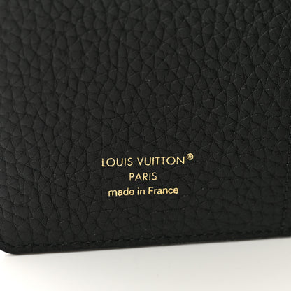 Louis Vuitton Taurillon Monogram Emily Notebook Cover MM Black 6 of 6