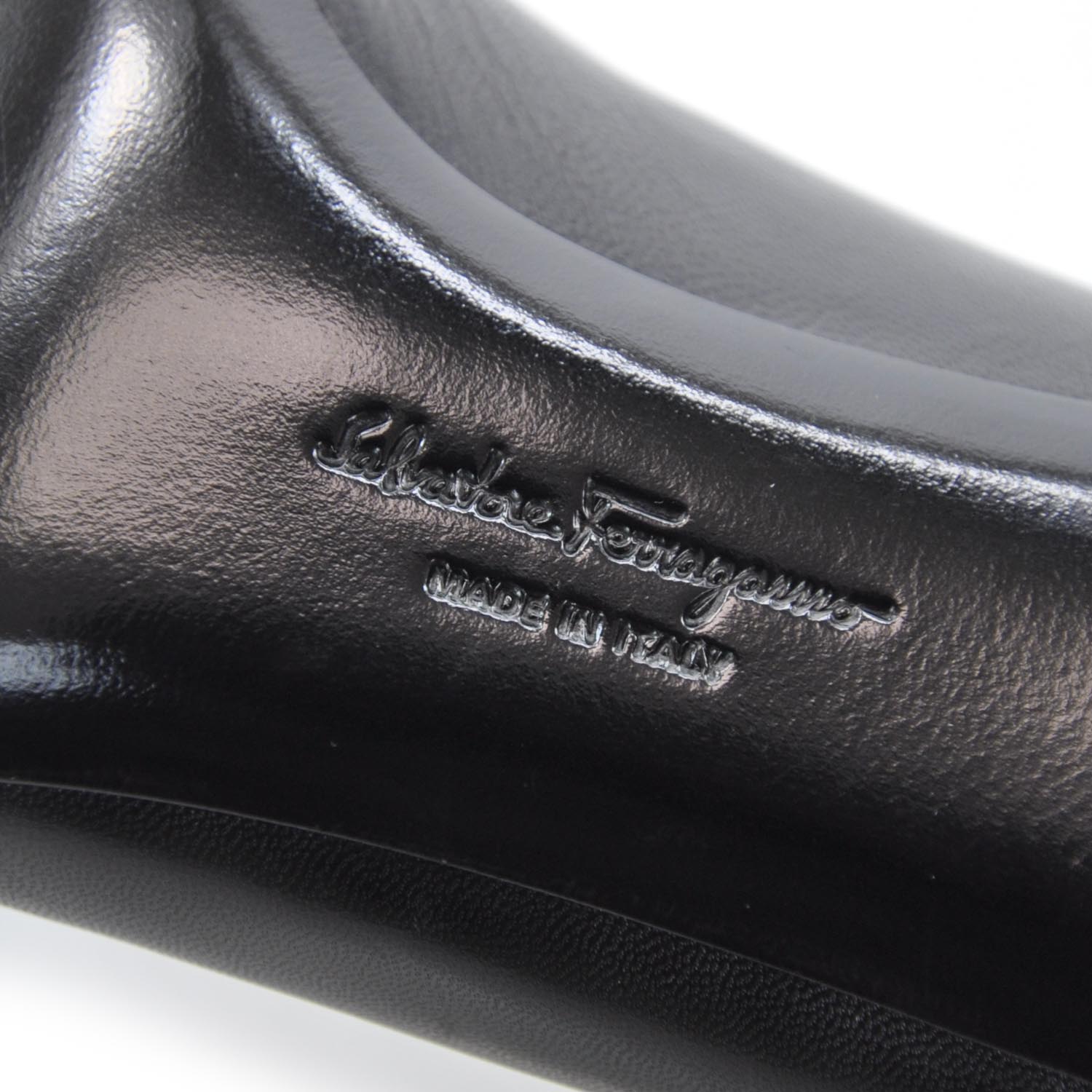 FASHIONPHILE SALVATOREFERRAGAMOLeatherLowHeelsPumps9BBlack 6 of 6