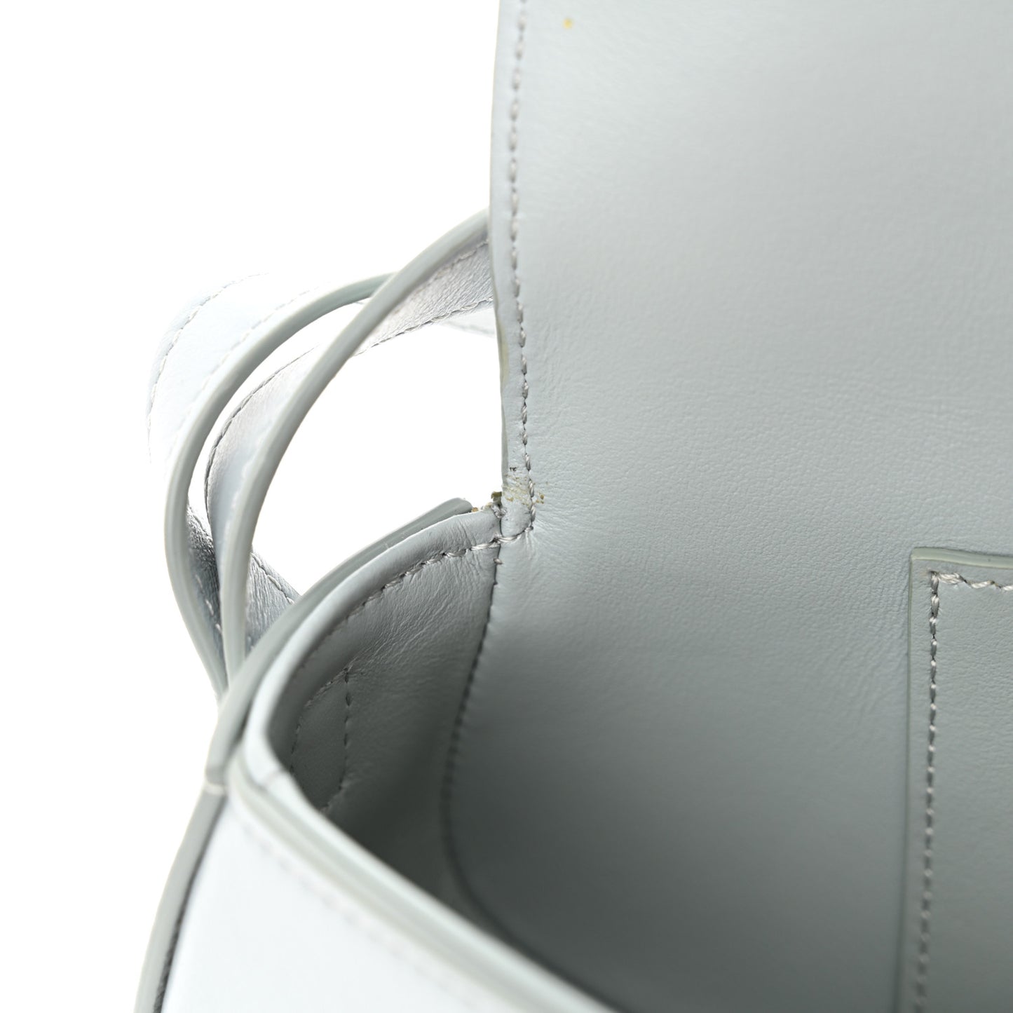 Smooth Calfskin Tabou Clutch On Strap Ice Blue