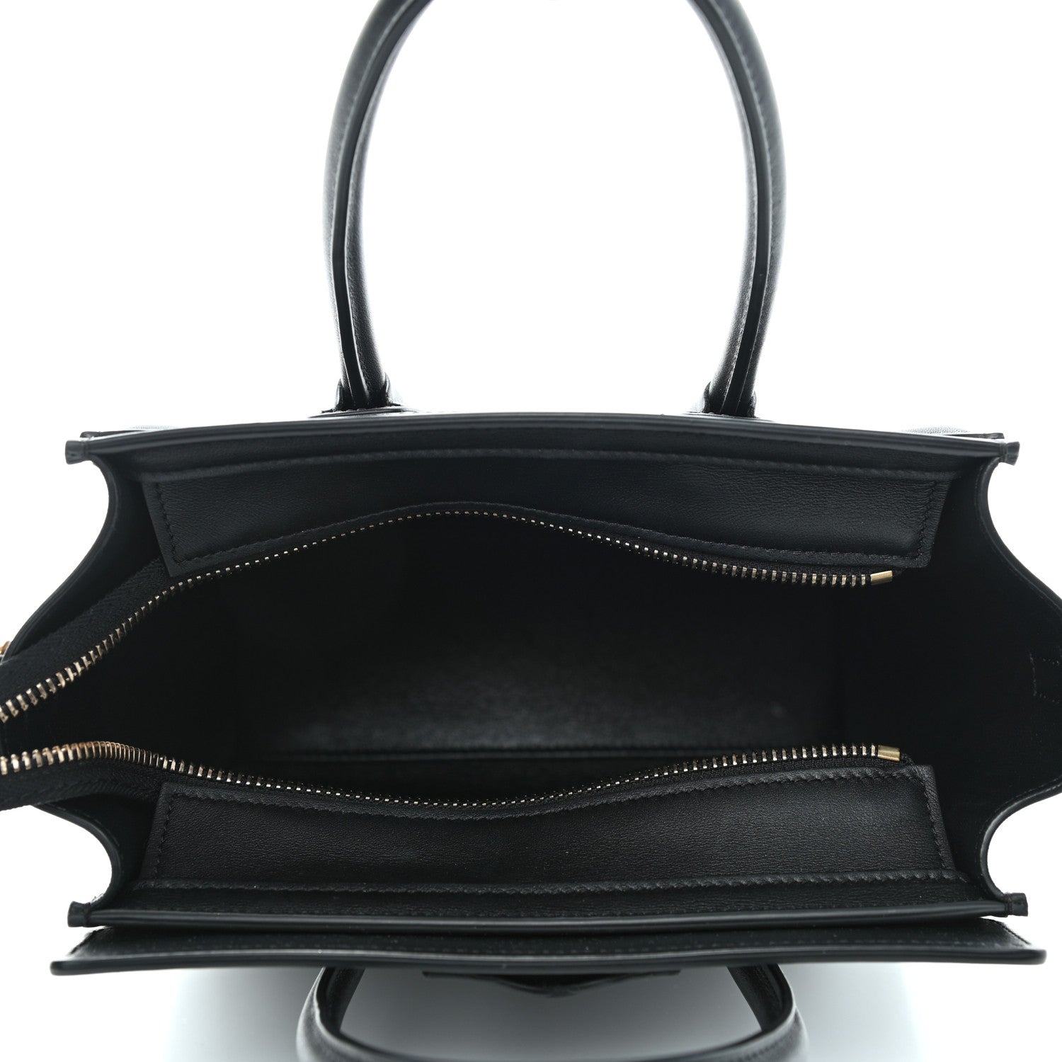 Celine Smooth Calfskin Nano Luggage Black 4 of 4