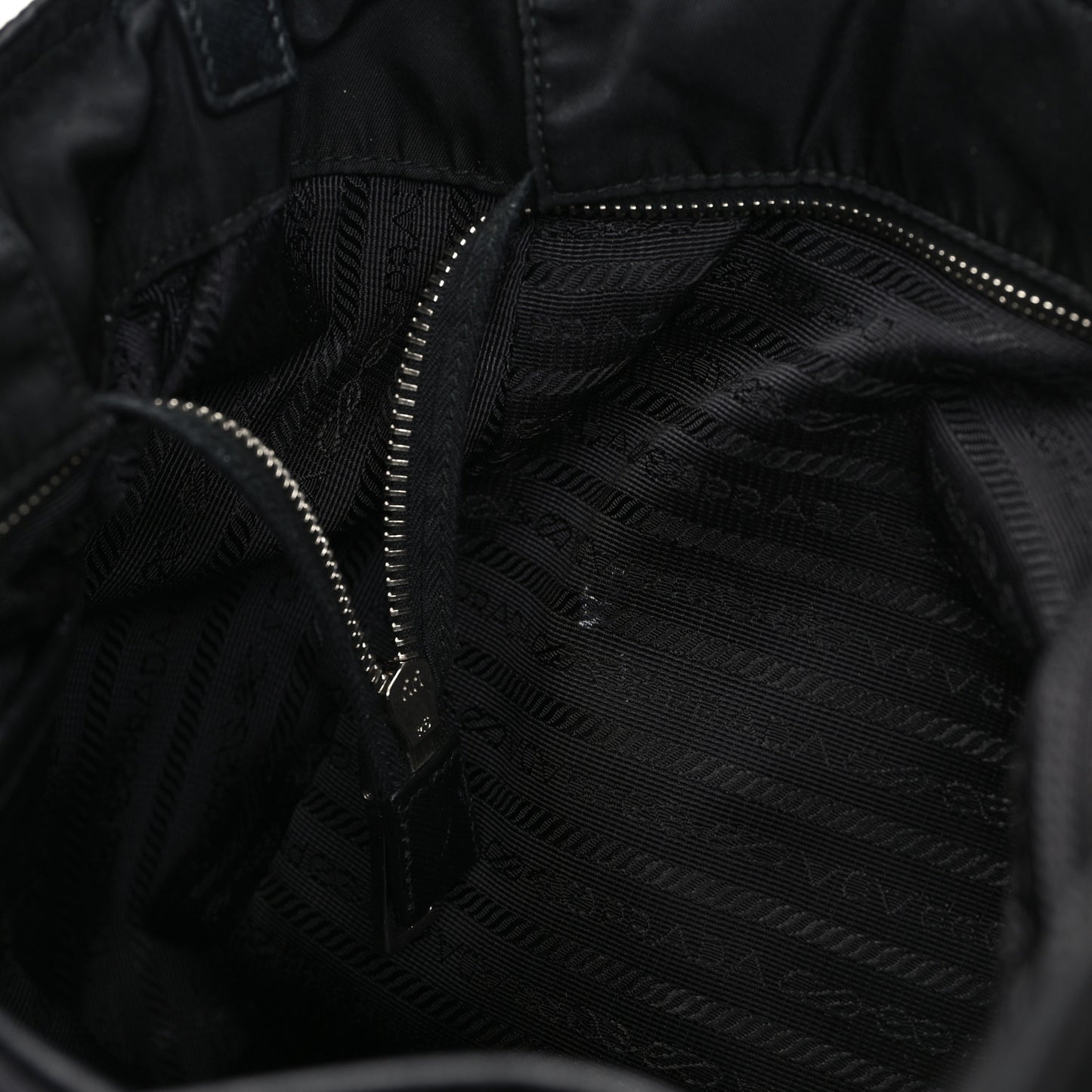 Tessuto Nylon Vela Diaper Bag Black