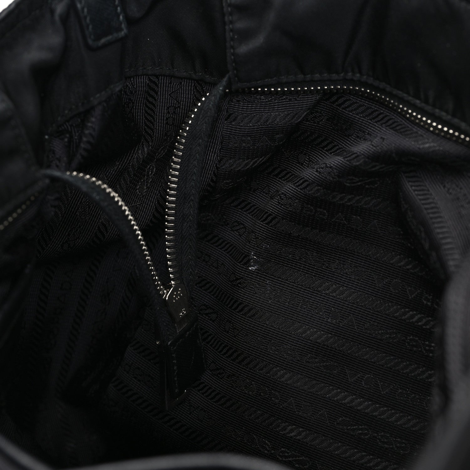 Prada Tessuto Nylon Vela Diaper Bag Black 11 of 12
