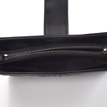 Chanel Caviar Quilted Mini Boy Phone Holder Clutch Black 5 of 8
