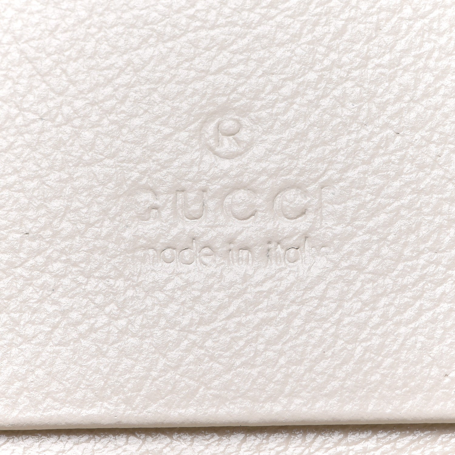 Gucci Calfskin Web Rajah Chain Card Case Wallet White 5 of 7