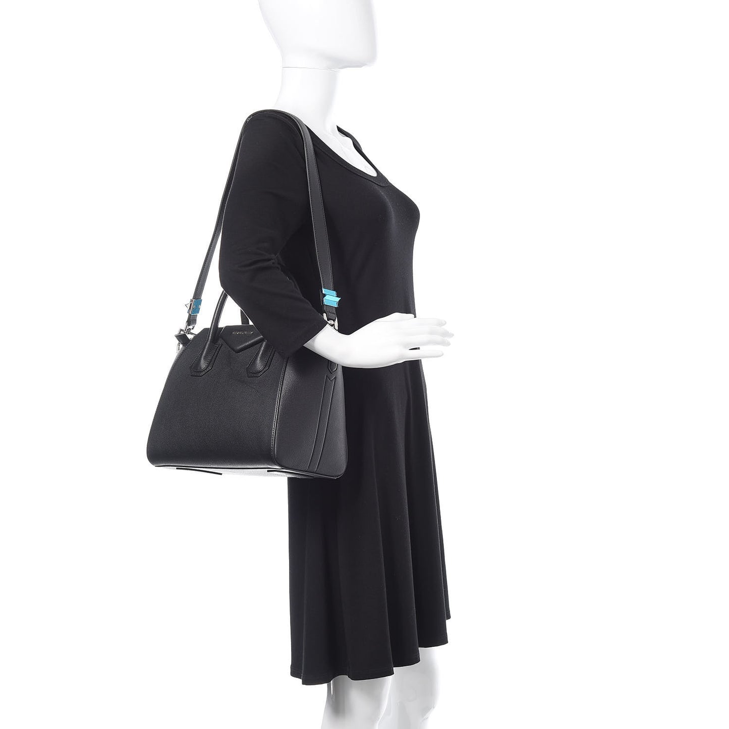 Sugar Goatskin Small Antigona Black