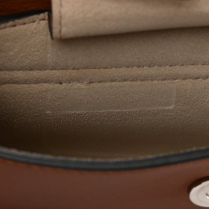 Chloe Suede Calfskin Mini Faye Shoulder Bag Tobacco 8 of 11