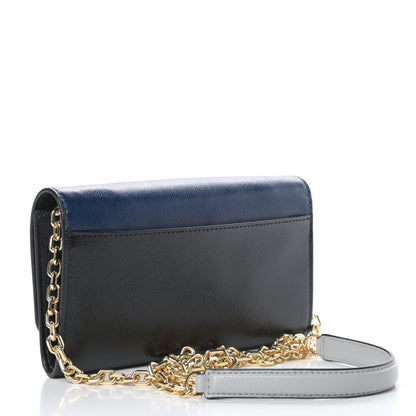 Marc Jacobs Saffino Snapshot Wallet on Chain Blue Multi 3 of 11