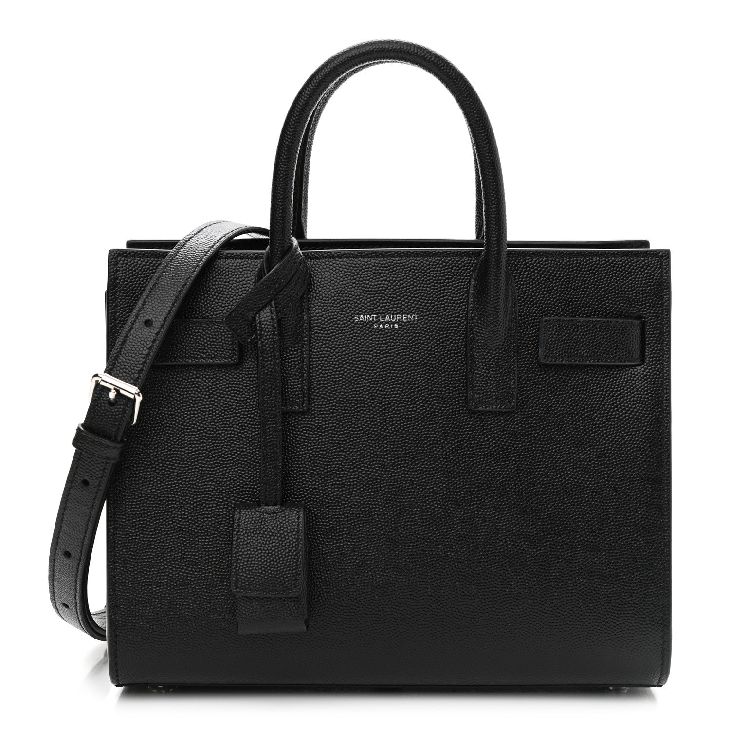Saint Laurent Grain De Poudre Nano Sac De Jour Black 1 of 10