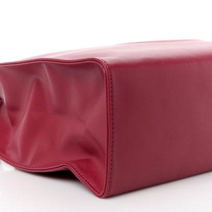Telfar Vegan Leather Medium Shopping Bag Oxblood 9 of 10