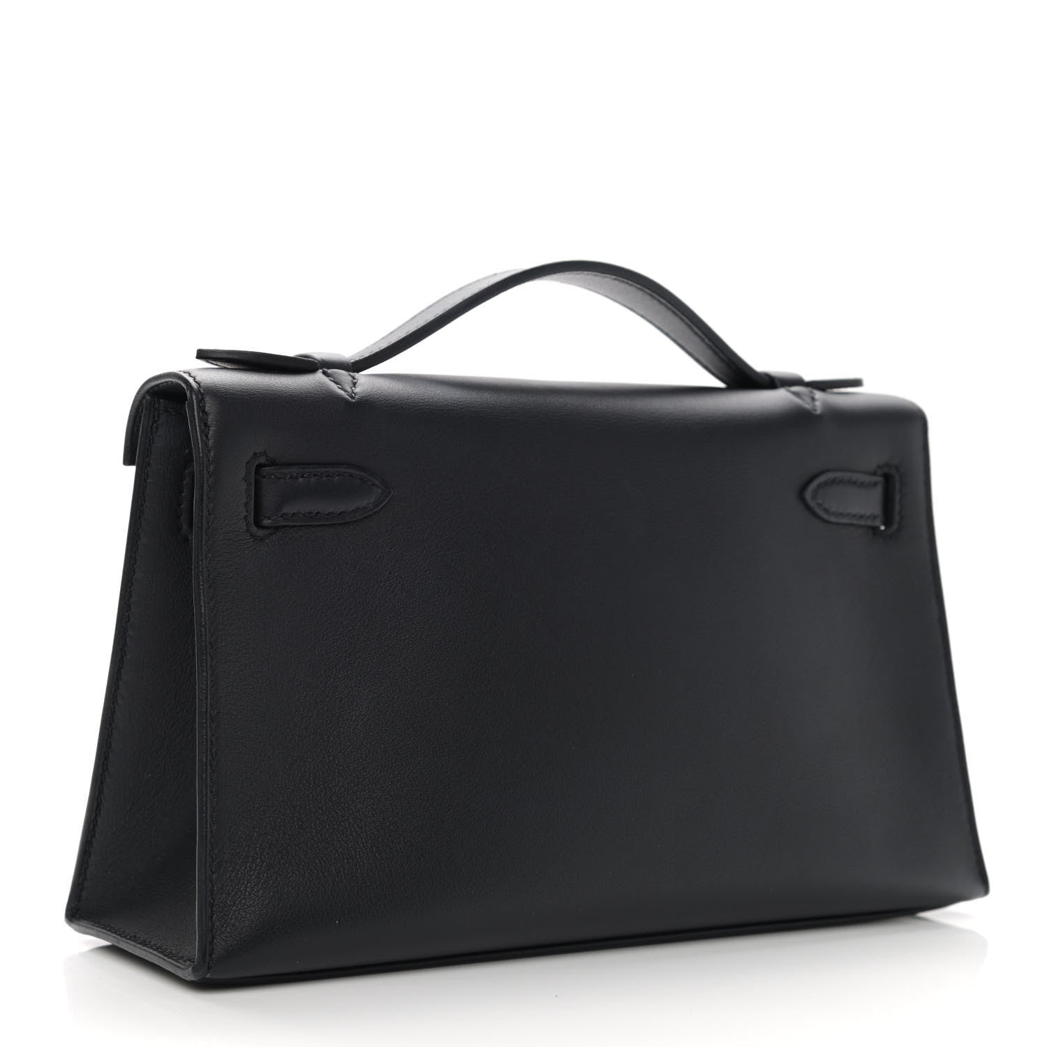 Hermes Swift Kelly Pochette Clutch Black 3 of 11