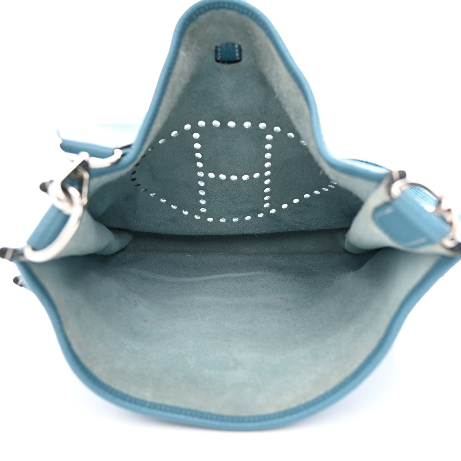 Hermes Taurillon Clemence Evelyne III GM Blue Jean 5 of 10