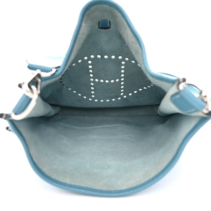 Hermes Taurillon Clemence Evelyne III GM Blue Jean 5 of 10