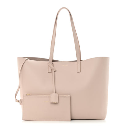 Saint Laurent Calfskin Large Shopping Tote Pale Blush 1 of 16