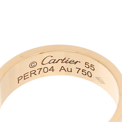Cartier 18K Yellow Gold 5.5mm LOVE Ring 55 7.25 4 of 5