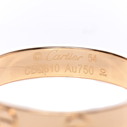 Cartier 18K Yellow Gold 3.5mm LOVE Wedding Band Ring 54 6.75 4 of 4