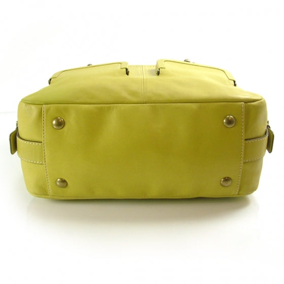 COACHLeatherLegacyEllieLimeGreen11158